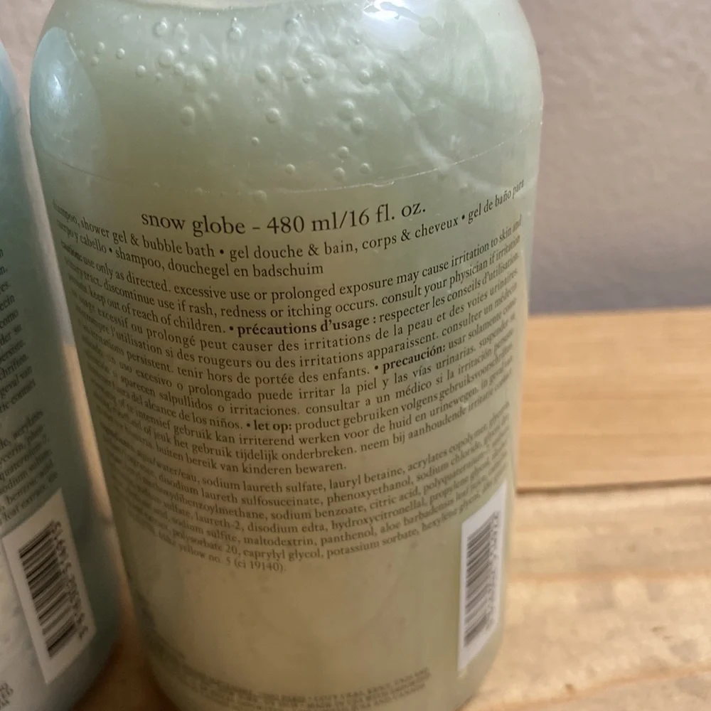 Philosophy Snow Angel + snow globe (discontinued)Shampoo Shower Gel Bubble Bath